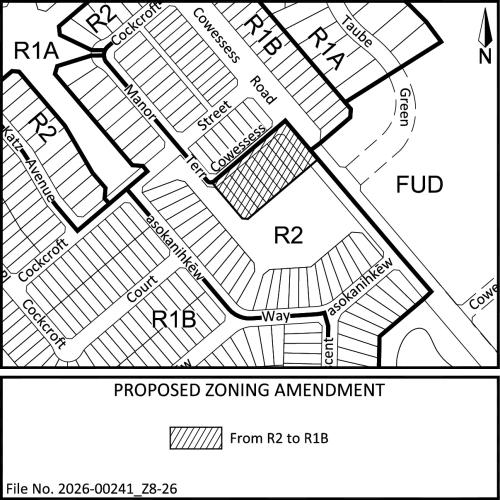 Proposed Zoning Amendment Location Map