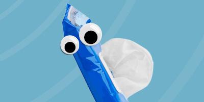 Flushable wipes