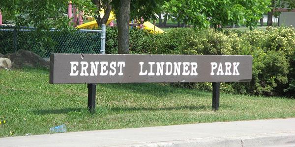 Ernest Linder Park Sign