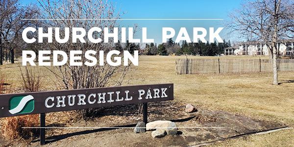 Churchill Park east entrance