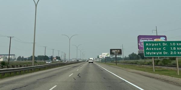 Circle Drive heading East