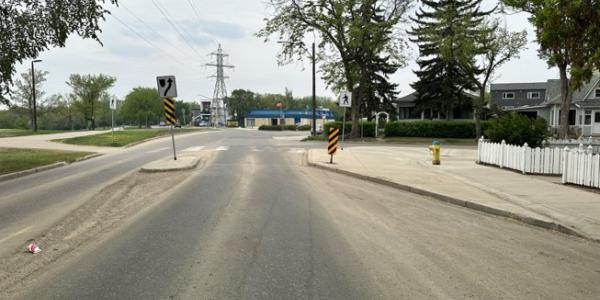 Street View of a Median
