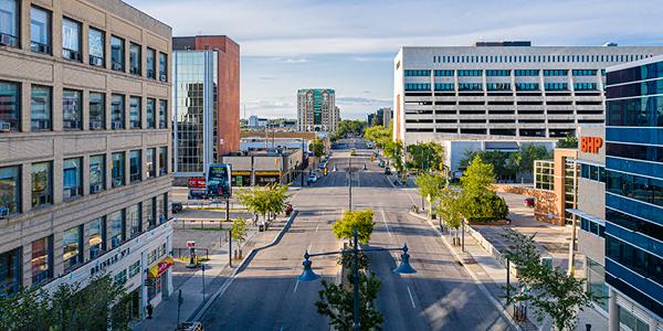 Buildings in downtown Saskatoon 